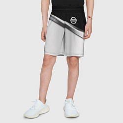 Шорты детские Nissan logo auto, цвет: 3D-принт — фото 2