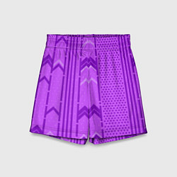 Шорты детские Закулисье фиолетовые обои, цвет: 3D-принт