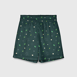 Шорты детские Пряничный человечек, цвет: 3D-принт