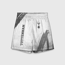 Шорты детские Tottenham - white gradient вертикально, цвет: 3D-принт