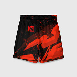 Шорты детские Dota 2 - красные брызги, цвет: 3D-принт