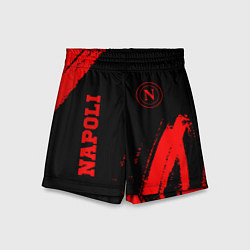 Шорты детские Napoli - red gradient вертикально, цвет: 3D-принт