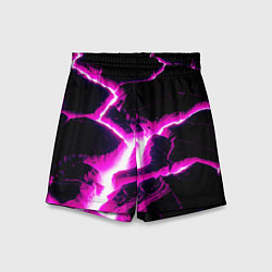 Шорты детские Color pink black, цвет: 3D-принт