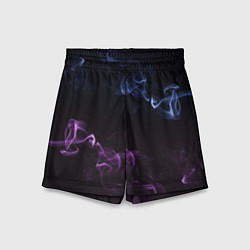 Шорты детские Color black blue pink, цвет: 3D-принт