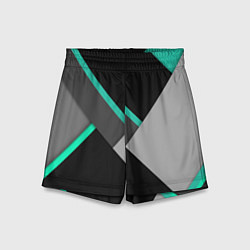 Шорты детские Multicoloured, цвет: 3D-принт