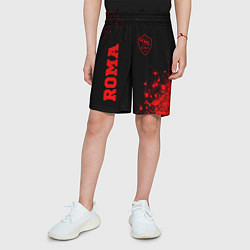 Шорты детские Roma - red gradient вертикально, цвет: 3D-принт — фото 2