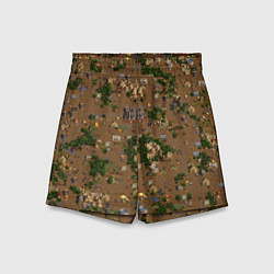 Шорты детские Земли Данжа - Герои 3, цвет: 3D-принт