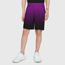 Шорты детские Purple gradient, цвет: 3D-принт — фото 2