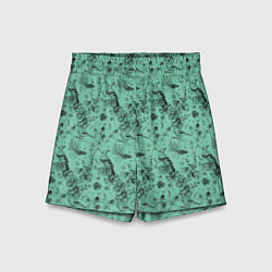 Шорты детские В Бузулукском бору, цвет: 3D-принт