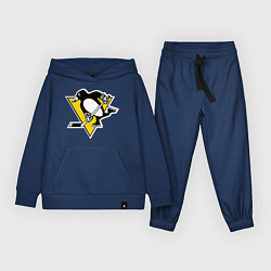 Костюм хлопковый детский Pittsburgh Penguins, цвет: тёмно-синий