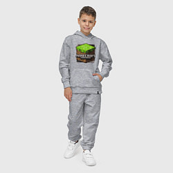 Костюм хлопковый детский Minecraft: Pocket Edition, цвет: меланж — фото 2