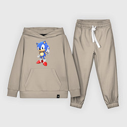 Костюм хлопковый детский Classic Sonic, цвет: миндальный