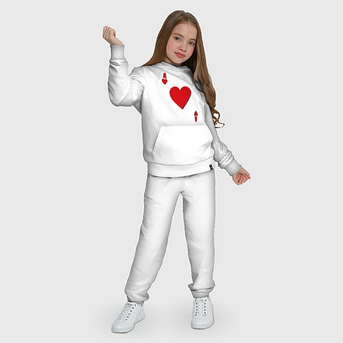 Детский костюм Червовый туз / Белый – фото 3