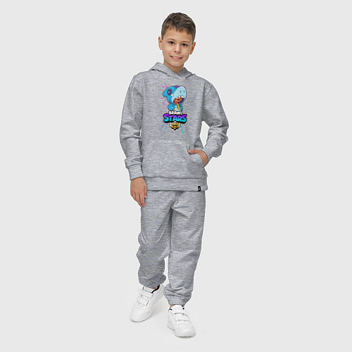 Детский костюм BRAWL STARS LEON SHARK / Меланж – фото 4