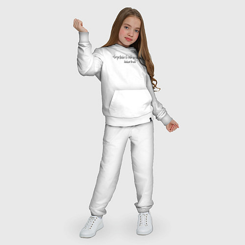 Детский костюм «Берегите в себе человека» / Белый – фото 3