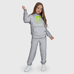 Костюм хлопковый детский MONSTER ENERGY, цвет: меланж — фото 2