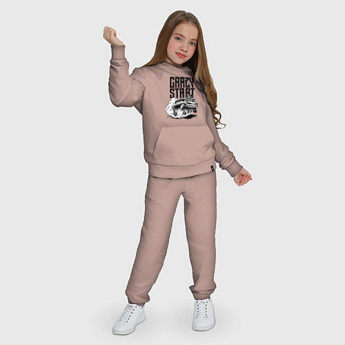 Детский костюм Crazy start / Пыльно-розовый – фото 3
