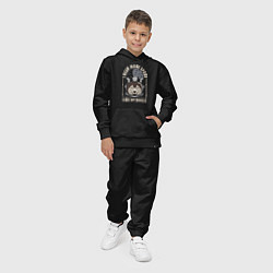 Костюм хлопковый детский Волк-космонавт, цвет: черный — фото 2