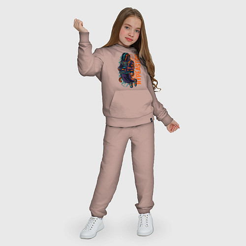 Детский костюм Космонавт в скафандре / Пыльно-розовый – фото 3