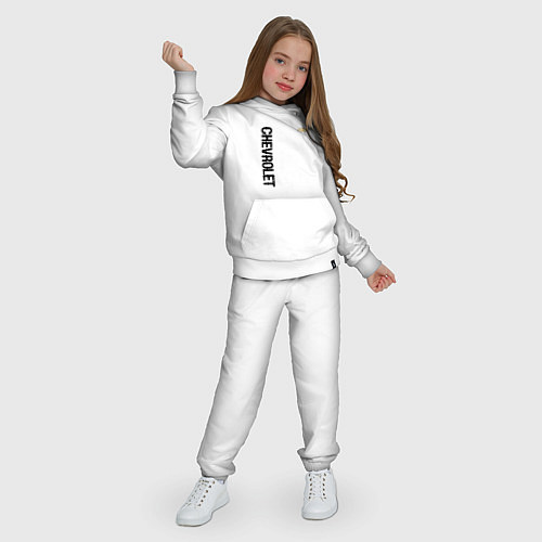 Детский костюм Шевроле Логотип / Белый – фото 3