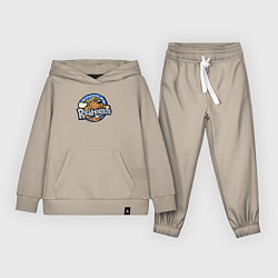 Костюм хлопковый детский Midland Rockhounds - baseball team, цвет: миндальный