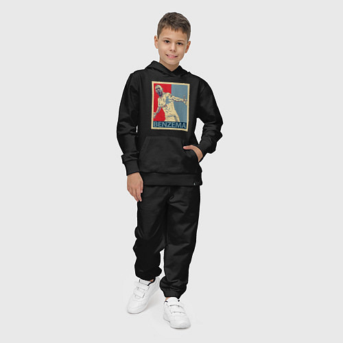 Детский костюм Madrid - Benzema / Черный – фото 4