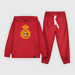 Костюм хлопковый детский Football - Real Madrid, цвет: красный