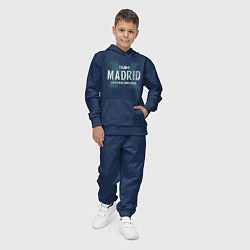 Костюм хлопковый детский Team Madrid, цвет: тёмно-синий — фото 2