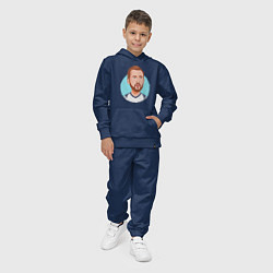 Костюм хлопковый детский Гарри Кейн Тоттенхэм, цвет: тёмно-синий — фото 2
