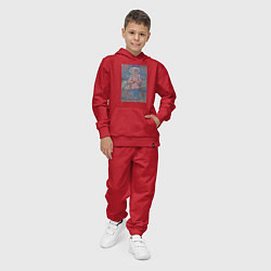 Костюм хлопковый детский Boy in Fancy Dress Забавный костюм - абстракция, цвет: красный — фото 2