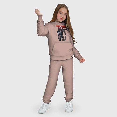 Детский костюм Terminator 2 - T800 / Пыльно-розовый – фото 3