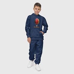 Костюм хлопковый детский 3d aerostat German flag, цвет: тёмно-синий — фото 2