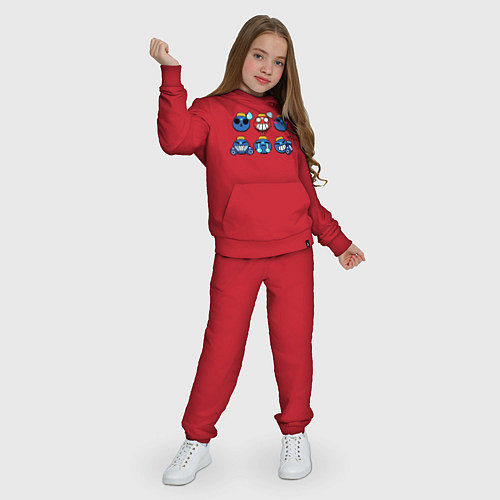 Детский костюм Значки на Тик Пины Бравл Старс Tick / Красный – фото 3