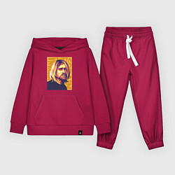 Костюм хлопковый детский Nirvana - Cobain, цвет: маджента