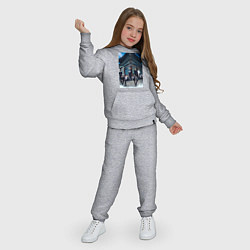 Костюм хлопковый детский Stray Kids Thunderous, цвет: меланж — фото 2
