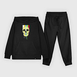 Костюм хлопковый детский Color skull - vanguard, цвет: черный