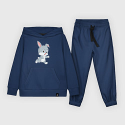 Костюм хлопковый детский Bunny Run, цвет: тёмно-синий