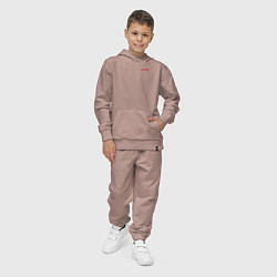 Костюм хлопковый детский Arasaka uniform, цвет: пыльно-розовый — фото 2