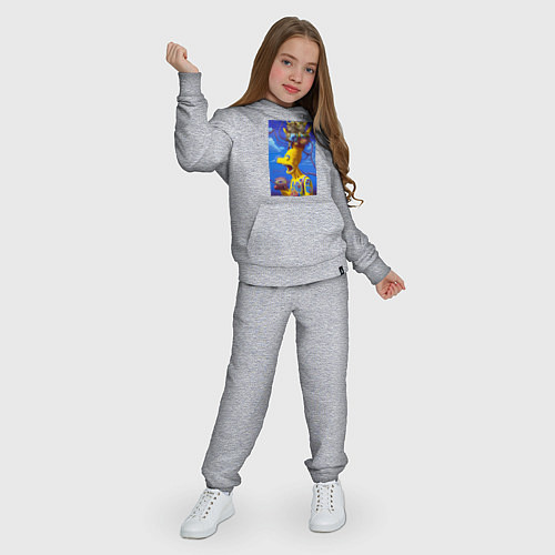 Детский костюм Барт Симпсон и коты - нейросеть - art / Меланж – фото 3