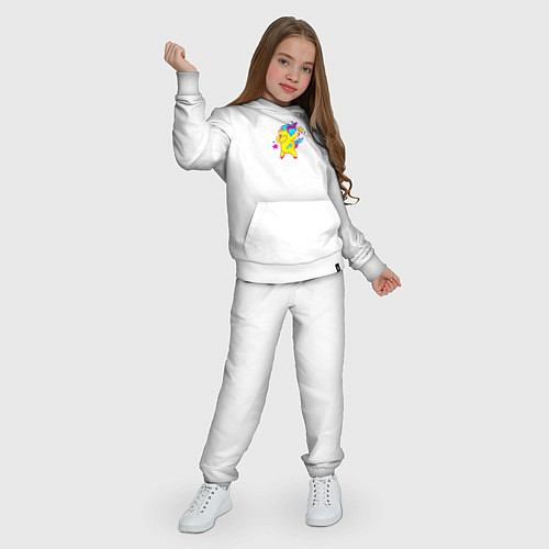 Детский костюм Весёлый единорожек / Белый – фото 3