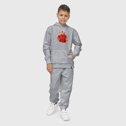 Детский костюм Ленин в пижаме / Меланж – фото 4