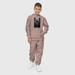 Костюм хлопковый детский Челябинск - персонаж, цвет: пыльно-розовый — фото 2