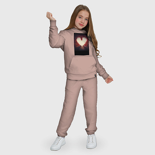 Детский костюм Путь к сердцу / Пыльно-розовый – фото 3