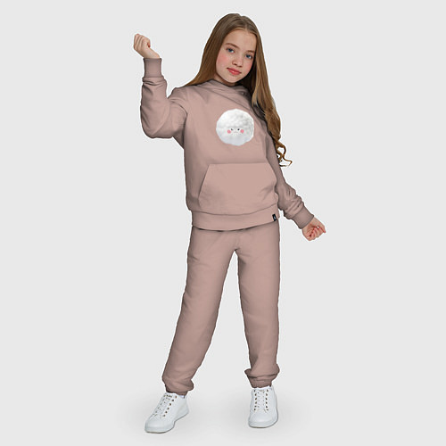 Детский костюм Хлопковый монстрик / Пыльно-розовый – фото 3