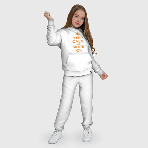 Детский костюм Skate on / Белый – фото 3