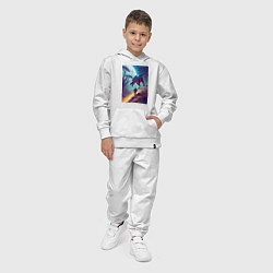 Костюм хлопковый детский Космонавт на затерянной планете, цвет: белый — фото 2