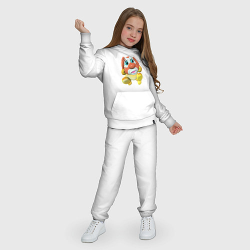 Детский костюм Клоун Клоша / Белый – фото 3