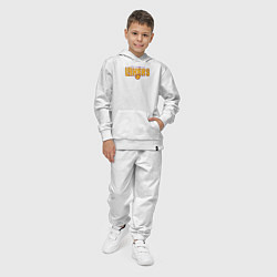 Костюм хлопковый детский NBA Lakers, цвет: белый — фото 2