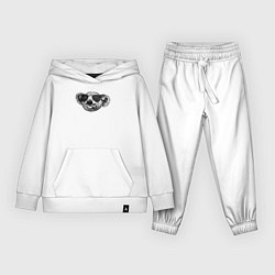 Костюм хлопковый детский Коала на стиле, цвет: белый