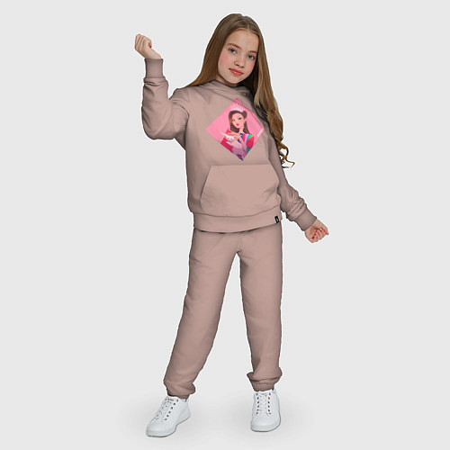 Детский костюм Арт Дженни из BlackPink / Пыльно-розовый – фото 3